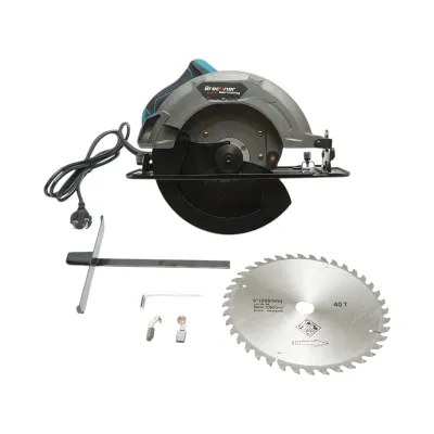 Fierastrau circular de mana 2000W, 220V, disc 235mm, taiere unghi 0-45°, turatie 4100rpm Breckner Germany - imagine 2