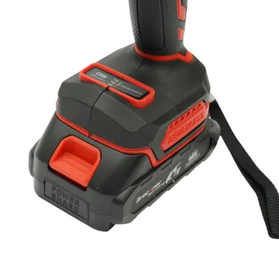 Masina de gaurit si insurubat cu percutie, 2 acumulatori 21V, 1.5Ah Li-ion, LED, brushless, 40Nm, mandrina 10mm, 0-350/1350rpm Breckner Germany - imagine 12