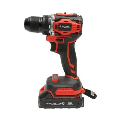 Masina de gaurit si insurubat cu percutie, 2 acumulatori 21V, 1.5Ah Li-ion, LED, brushless, 40Nm, mandrina 10mm, 0-350/1350rpm Breckner Germany - imagine 5