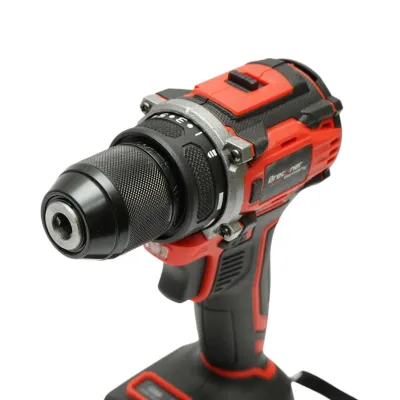 Masina de gaurit si insurubat cu percutie, 2 acumulatori 21V, 1.5Ah Li-ion, LED, brushless, 40Nm, mandrina 10mm, 0-350/1350rpm Breckner Germany - imagine 10