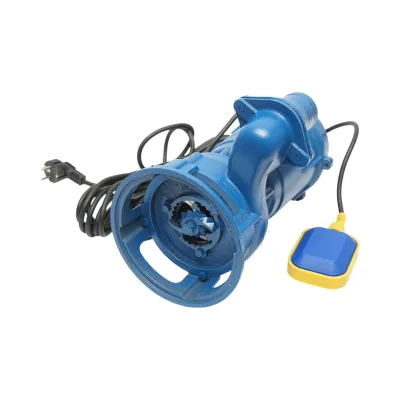 Pompa apa murdara, drenaj submersibila cu flotor si tocator 5500W, 220V, debit 233L/min, H8m WQDS15-8-0.55F Breckner Germany - imagine 3