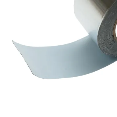 Banda butilica hidroizolanta autoadeziva 0.6x50mmx10m cu folie de aluminiu Butyl Tape AL 440 Penosil - imagine 7