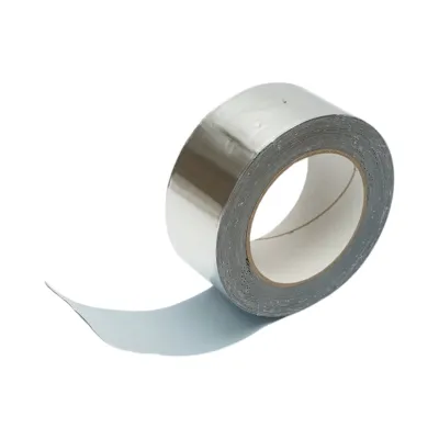Banda butilica hidroizolanta autoadeziva 0.6x50mmx10m cu folie de aluminiu Butyl Tape AL 440 Penosil - imagine 6