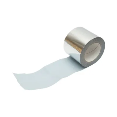 Banda butilica hidroizolanta autoadeziva 0.6x100mmx10m cu folie de aluminiu Butyl Tape AL 440 Penosil - imagine 2