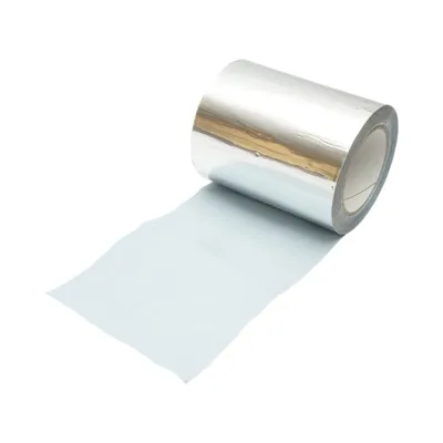 Banda butilica hidroizolanta autoadeziva 0.6x150mmx10m cu folie de aluminiu Butyl Tape AL 440 Penosil - imagine 5