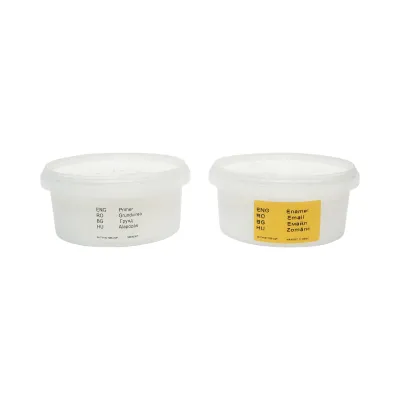 Kit vopsea email epoxidica alb lucios pentru renovare cada de fonta 960g Penosil Bath Coating 500 - imagine 4