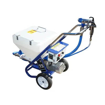 Pompa de glet si tencuiala decorativa airless T5 2.2kW, 220V, debit 15 L/min, granulatie 3mm, presiune 20 bar - imagine 4