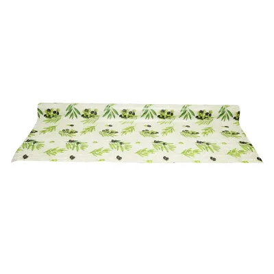 Rola fata de masa decorativa PVC 1.37x20m, grosime 0.18mm, textil 45 g/mp, model mediteranean Breckner Germany - imagine 2