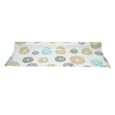 Rola fata de masa decorativa PVC 1.37x20m, grosime 0.18mm, textil 45 g/mp, model cerc multicolor Breckner Germany - imagine 2