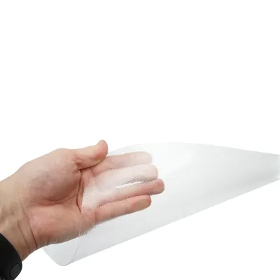 Folie protectie masa transparenta antiderapanta PVC siliconizat 80cm, grosime 1.2mm, model texturat 20m/rola Breckner Germany - imagine 5
