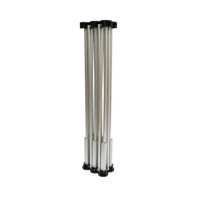 Masa de lucru pliabila tip acordeon cu 6 picioare, cadru din aluminiu 116x61x72cm - imagine 4