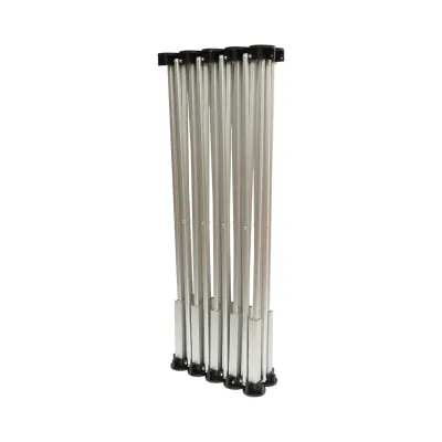 Masa profesionala de lucru pliabila tip acordeon 226 x 61 x 72 cm. Cadru aluminiu – Banc de lucru portabil pentru santier si atelier - imagine 4