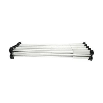 Masa profesionala de lucru pliabila tip acordeon 226 x 61 x 72 cm. Cadru aluminiu – Banc de lucru portabil pentru santier si atelier - imagine 5