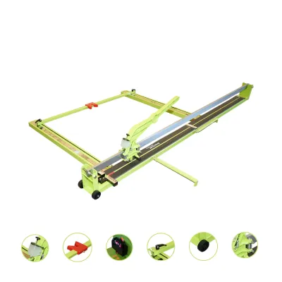 Masina profesionala de taiat gresie si faianta 1800mm, grosime 6-30mm, rulmenti de ghidaj, rezervor ulei si indicator laser Breckner Germany
