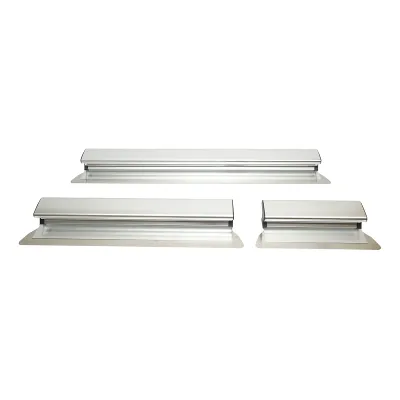 Set 3 gletiere profesionale inox 30/55/100cm, suport cu maner telescopic 85-200cm - imagine 5