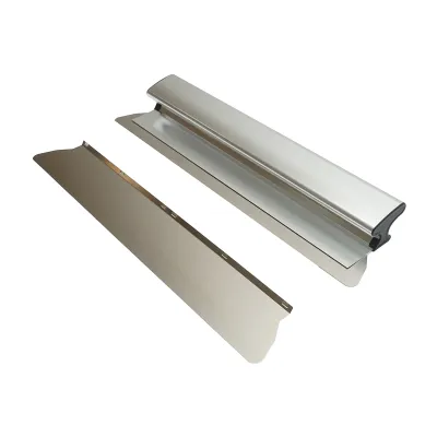 Gletiera inox profesionala 50cm cu 2 lame 8.8x55cm - imagine 3