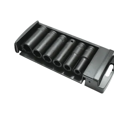 Set 6 chei tubulare de impact lungi 10-21mm, 78mm, patrat 1/2 inch Cr-Mo Breckner Germany - imagine 4