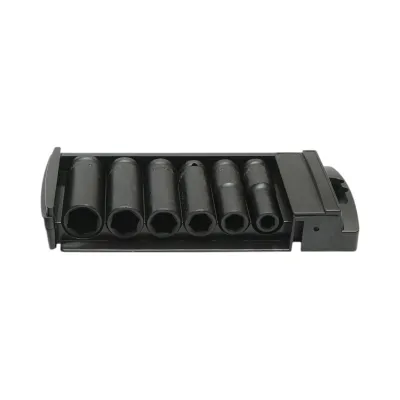 Set 6 chei tubulare de impact lungi 10-21mm, 78mm, patrat 1/2 inch Cr-Mo Breckner Germany