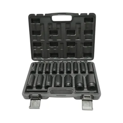 Trusa chei tubulare de impact lungi 8-32mm, 78mm, patrat 1/2 inch Cr-Mo 16 piese Breckner Germany