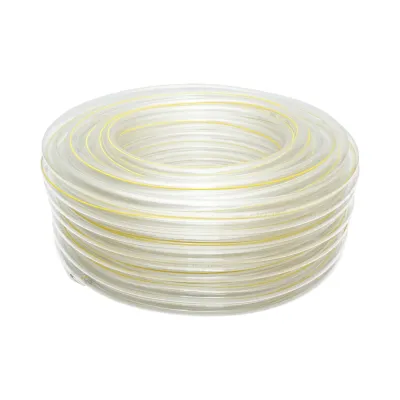 Furtun gradina PVC transparent 3/4 inch (19mm), PN1 bar 50m/rola