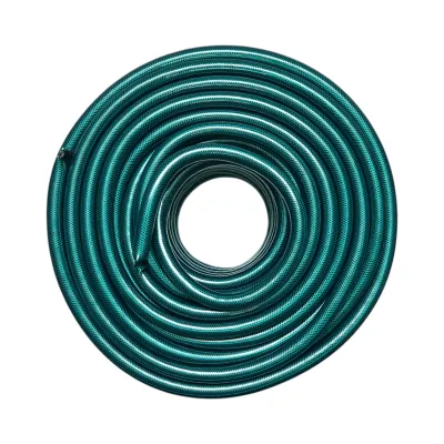 Furtun gradina PVC verde 3/4 inch (19mm), PN4 bar cu insertie textila impletita 50m/rola - imagine 2