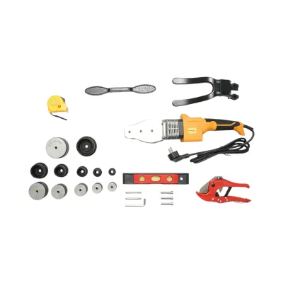 Trusa masina sudat tevi PPR 800W cu afisaj digital 0-300°C, 6 bacuri 20-63mm, nivela 3 bule, ruleta, cleste taiat Breckner Germany - imagine 2