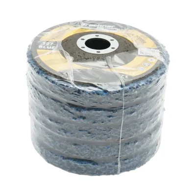 Disc abraziv netesut compact 125x22.23mm T27, granulatie medie pentru curatare rugina si vopsea Breckner Germany - imagine 5