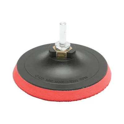 Suport disc slefuire 125mm Velcro, adaptor M14 pentru polizor unghiular si bormasina Breckner Germany - imagine 2