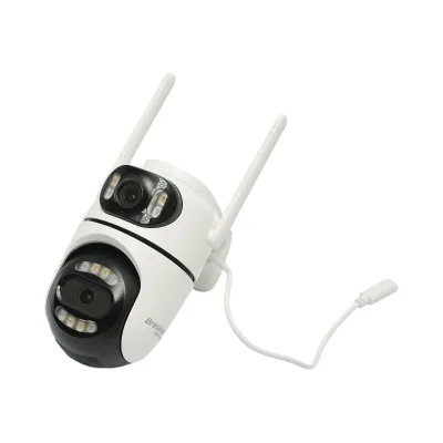 Camera de supraveghere lentila duala 4MP, P2P WIFI 2.4GHz, PTZ 360 grade, sirena, detectie umana AI si aplicatie iCSee - imagine 4