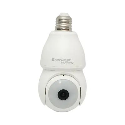 Camera de supraveghere smart 2MP tip bec E27, WIFI 2.4GHz, PTZ 360 grade, alarma, senzor miscare, detectie umana AI si aplicatie iCSee