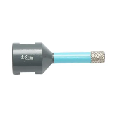 Carota diamantata 8x62mm, filet interior M14 pentru placi ceramice, marmura, granit Breckner Germany - imagine 2
