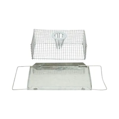 Capcana animale metalica tip cusca pentru soareci si rozatoare 18.5x10x7cm - imagine 3