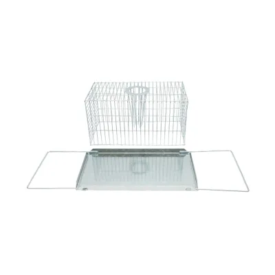 Capcana animale metalica tip cusca pentru sobolani si soareci 31x15x16.5cm - imagine 3