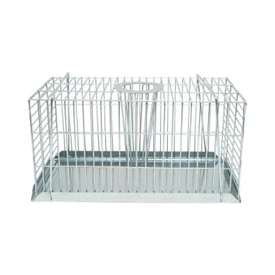 Capcana animale metalica tip cusca pentru sobolani si soareci 31x15x16.5cm