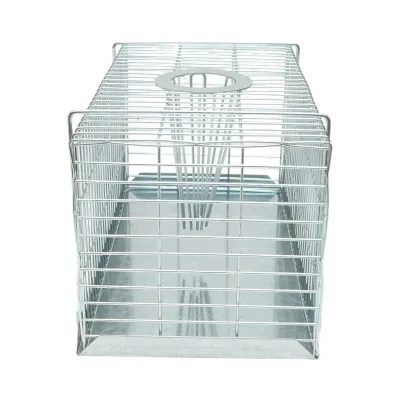 Capcana animale metalica tip cusca pentru sobolani si soareci 31x15x16.5cm - imagine 2