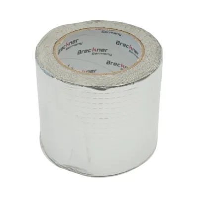 Banda butilica hidroizolanta autoadeziva 100mm x 5m cu folie de aluminiu Breckner Germany - imagine 3