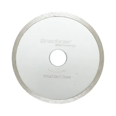 Disc diamantat continuu 115x2.0x22.23mm, taiere umeda pentru ceramica, gresie, faianta Breckner Germany