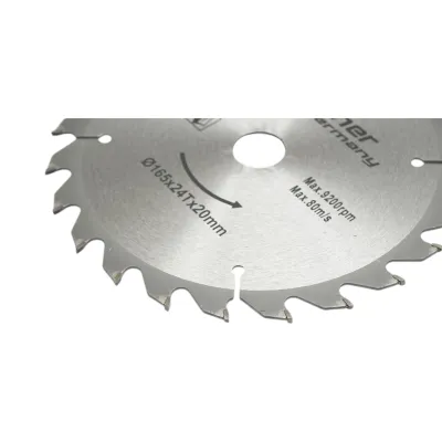 Disc circular vidia pentru lemn 165x20mm, 24 dinti, turatie maxima 9200rpm Breckner Germany - imagine 3