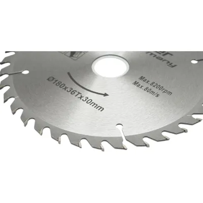 Disc circular vidia pentru lemn 180x30mm, 36 dinti, turatie maxima 8200rpm Breckner Germany - imagine 3