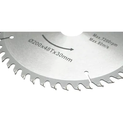 Disc circular vidia pentru lemn 200x30mm, 48 dinti, turatie maxima 7200rpm Breckner Germany - imagine 3