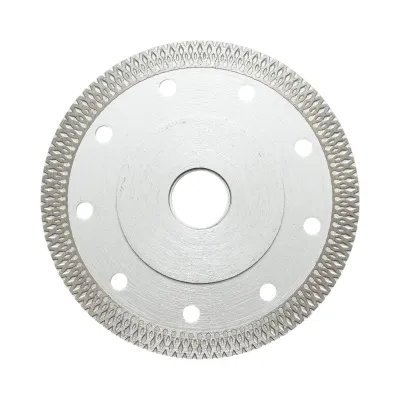 Disc diamantat turbo continuu 115x1.5x22.23mm, taiere umeda/uscata pentru ceramica dura, gresie, faianta Breckner Germany - imagine 3