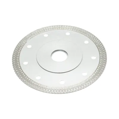 Disc diamantat turbo continuu 125x1.5x22.23mm, taiere umeda/uscata pentru ceramica dura, gresie, faianta Breckner Germany - imagine 4