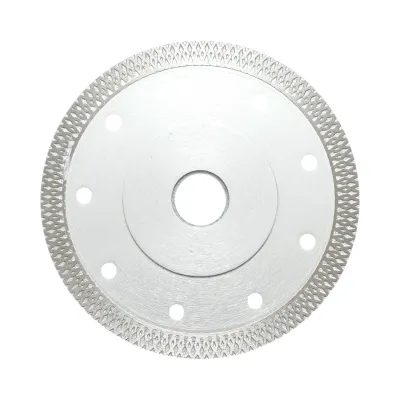 Disc diamantat turbo continuu 125x1.5x22.23mm, taiere umeda/uscata pentru ceramica dura, gresie, faianta Breckner Germany - imagine 3