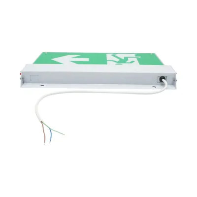 Lampa EXIT LED iesire de urgenta 220V, 3W, baterie Li-ion 1800mAh, montaj aplicat, autonomie 3 ore IP20 - imagine 6