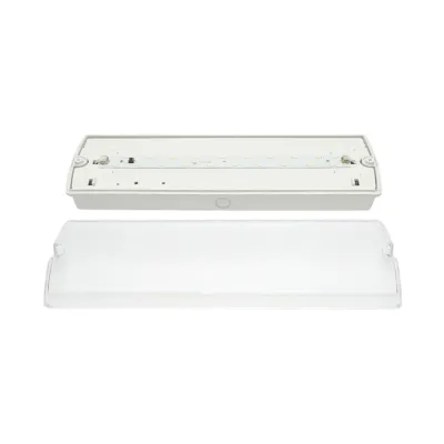Lampa iluminat indicator LED EXIT HIDRANT 220V, 8W, baterie 1200mAh, autonomie 3 ore, montaj aplicat, 4 pictograme incluse IP65 - imagine 8
