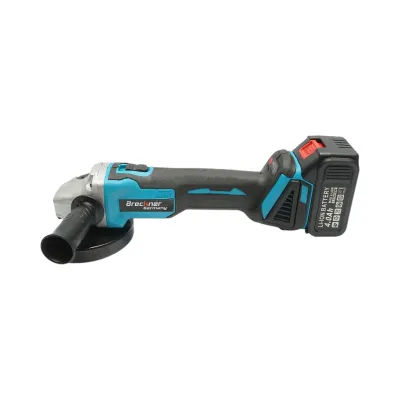 Polizor unghiular cu acumulator 21V, 4Ah Li-ion, disc 125mm, motor fara perii (brushless), proiector LED inclus Breckner Germany - imagine 6