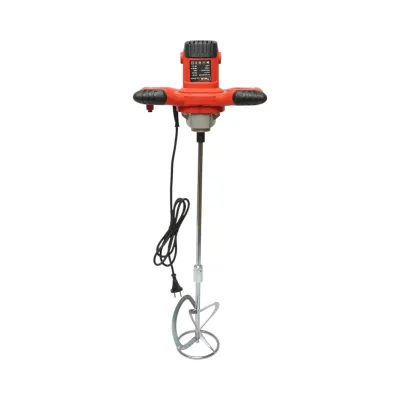 Malaxor electric cu amestecator 1400W, 220V, 6 trepte viteza 0-800rpm, paleta 120mm, M14 pentru adeziv, vopsea, mortar THOR - imagine 3
