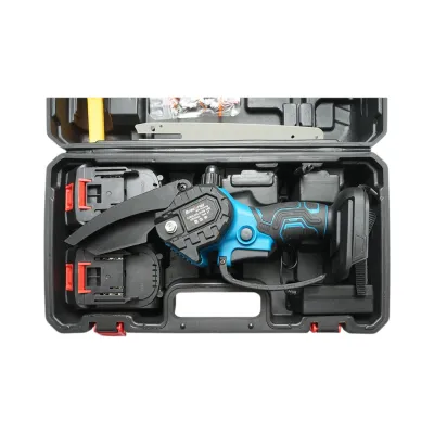 Mini fierastrau electric cu 2 acumulatori 24V, 4Ah Li-ion, lama 8 inch (200mm), turatie 4000rpm Breckner Germany - imagine 9