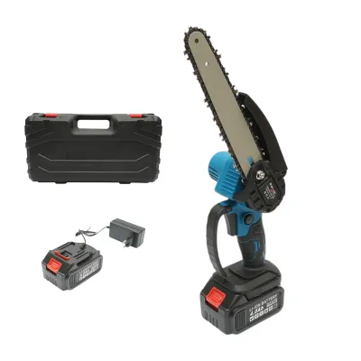 Mini fierastrau electric cu 2 acumulatori 24V, 4Ah Li-ion, lama 8 inch (200mm), turatie 4000rpm Breckner Germany
