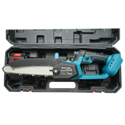 Mini fierastrau electric cu 2 acumulatori 21V, 3Ah Li-ion, lama 8 inch (200mm), turatie 4000rpm, incarcare rapida Breckner Germany - imagine 4